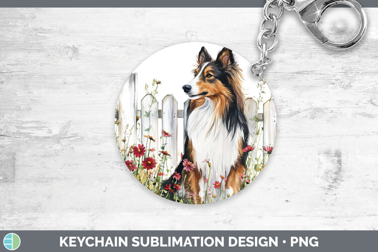 GorgeousFence Dogs 04 Keychain design.