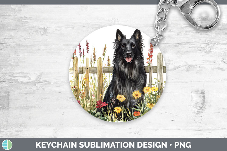 GorgeousFence Dogs 05 Keychain design.