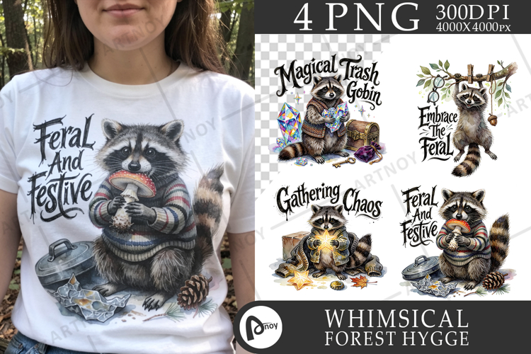 Feral Raccoon Sublimation