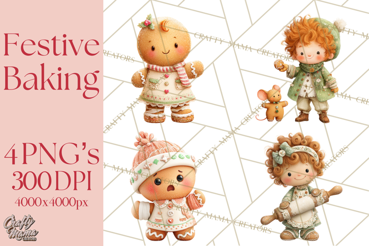 Gingerbread Cookie Clipart Image 20