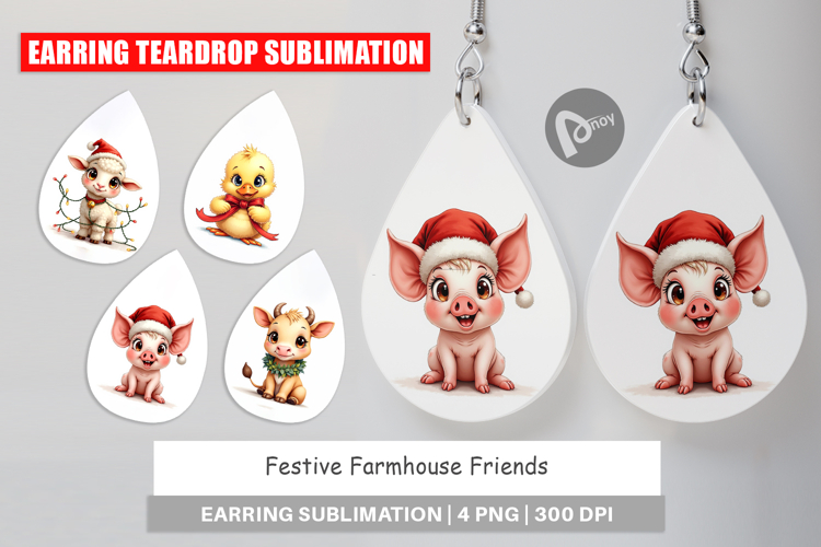 Earring Sublimation Designs Image 19