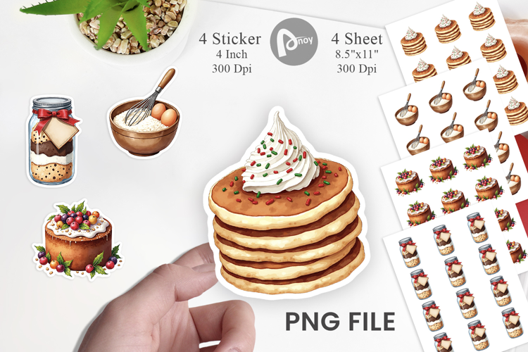 Festive Farmhouse Kitchen Sticker