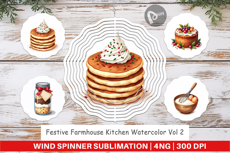 Festive Farmhouse Wind Spinner