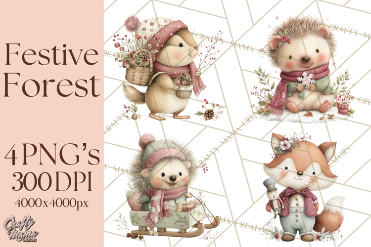 Winter Animals Clipart Image 16