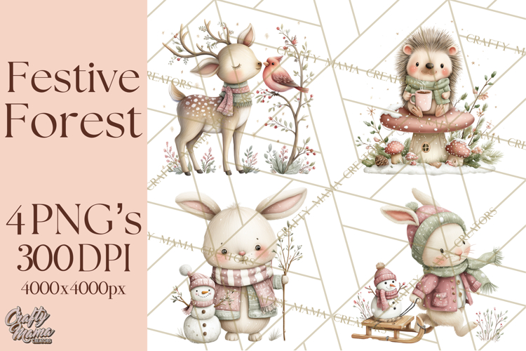 Winter Animals Clipart Image 19
