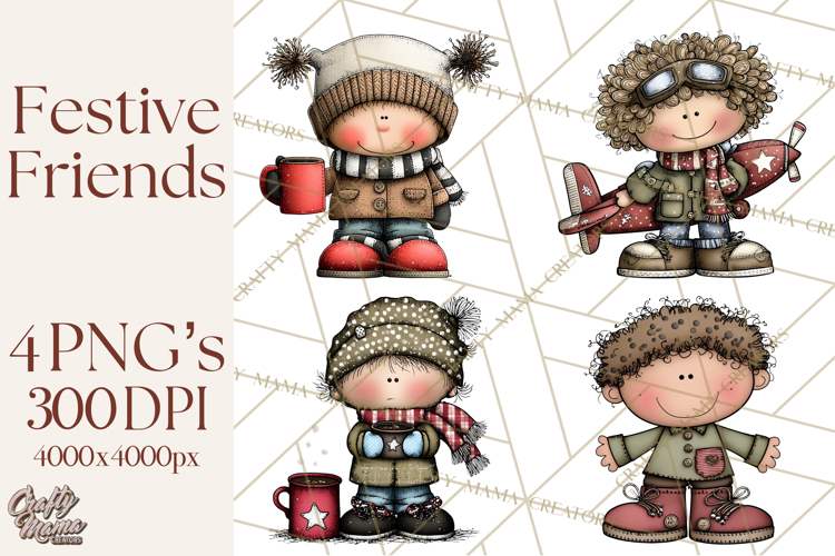 Christmas Carolers Clipart Image 16