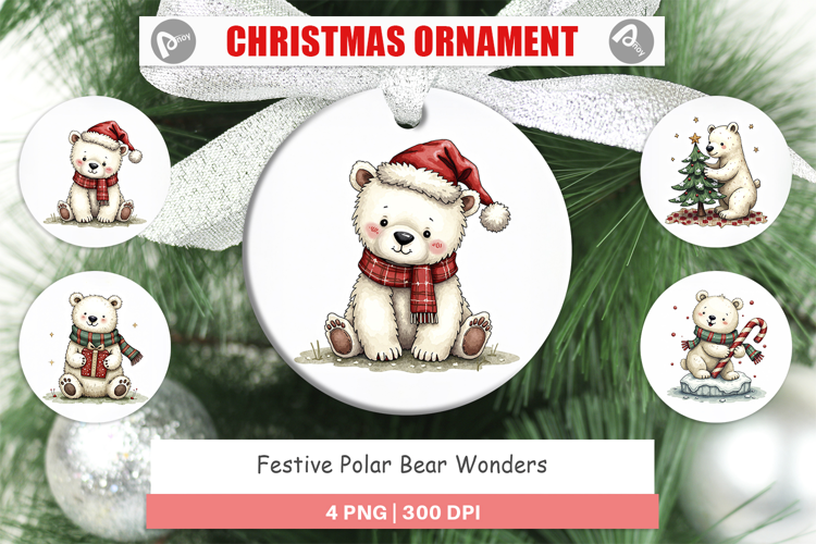 Festive Polar Wonders Ornament