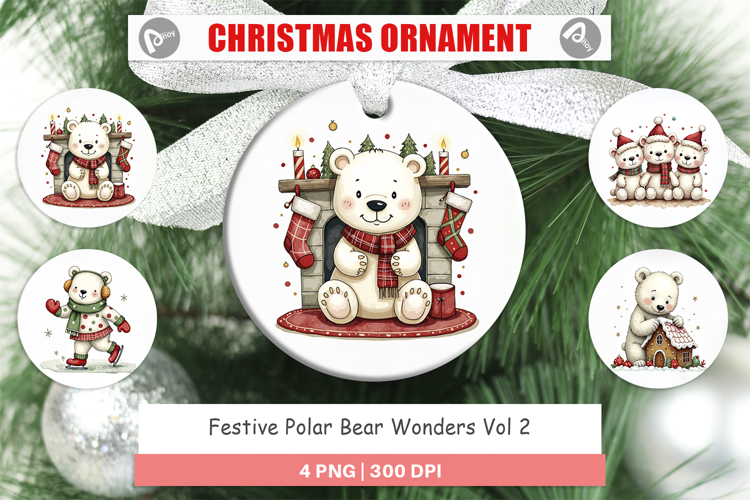 Festive Polar Wonders Ornament