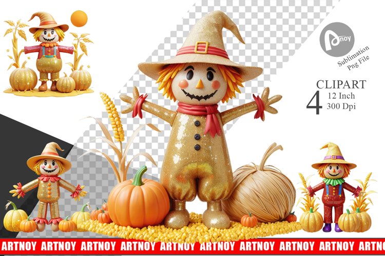 Scarecrow Clipart Image 12
