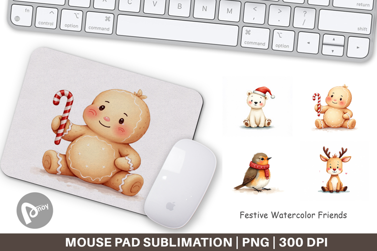 Festive Friends Mouse Pad
