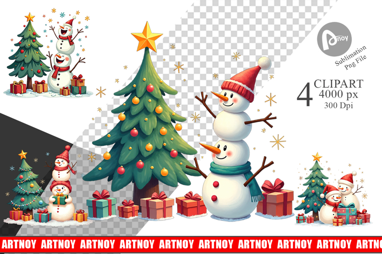 Festive Winter Whimsy Clipart