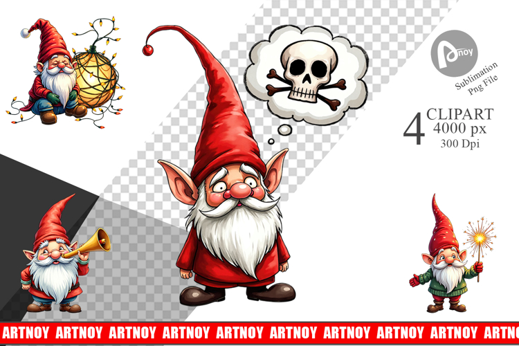 Christmas Gnome Clipart Image 11