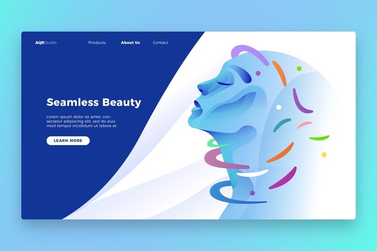 Seamless Beauty - Banner   Landing Page