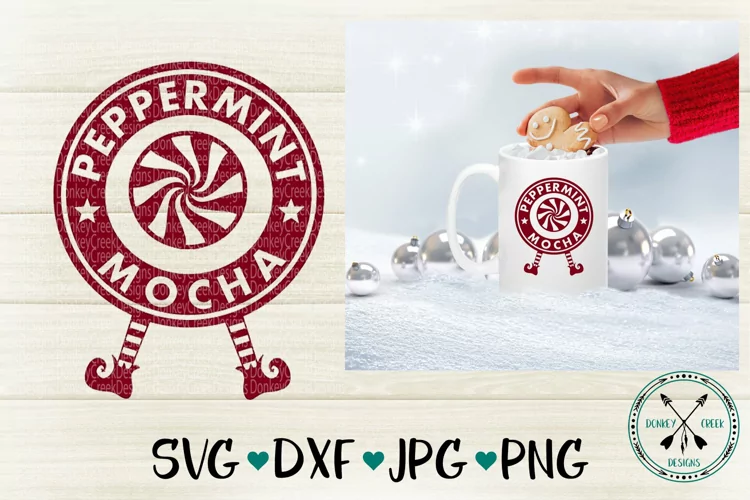 Peppermint Mocha SVG