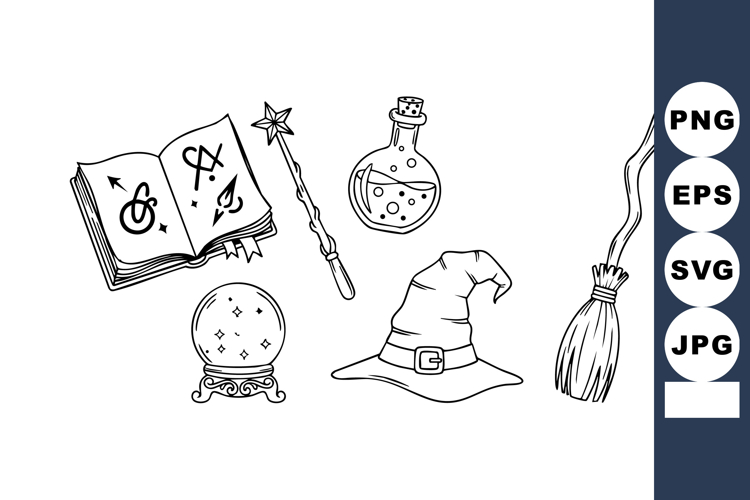 Witchcraft Clipart Image 2