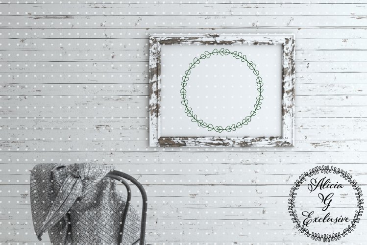 Wreath Monogram SVGs Image 10