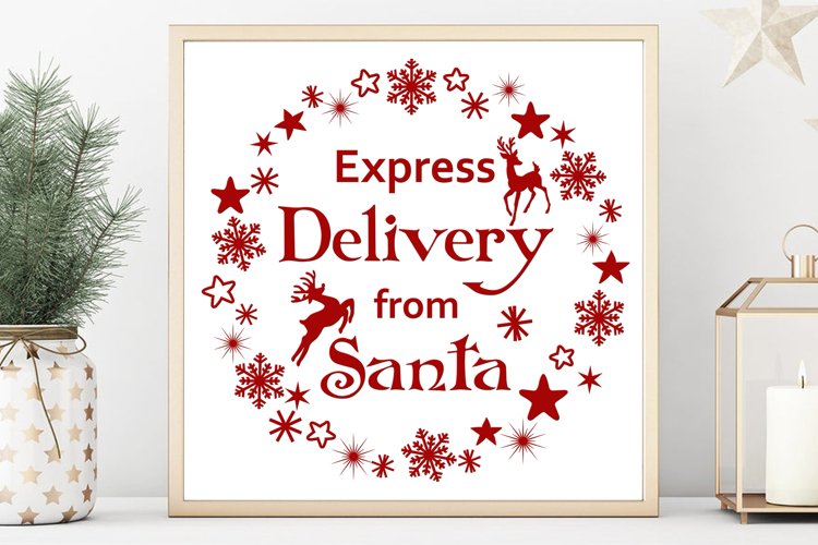 Santa svg Christmas shirts svg Winter svg Santa letter example image 1