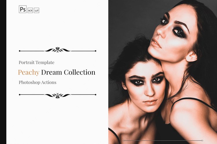 Neo Peachy Dream Color Grading photoshop actions example image 1