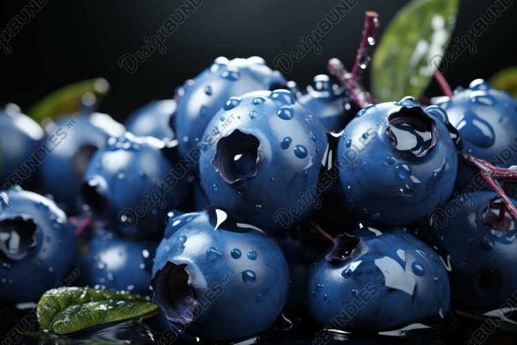 Blueberries Clipart Image 8