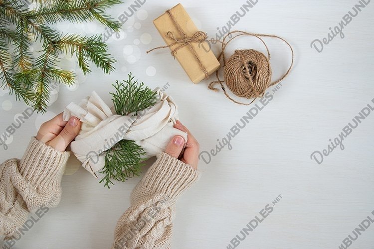 Christmas concept of zero waste. example image 1