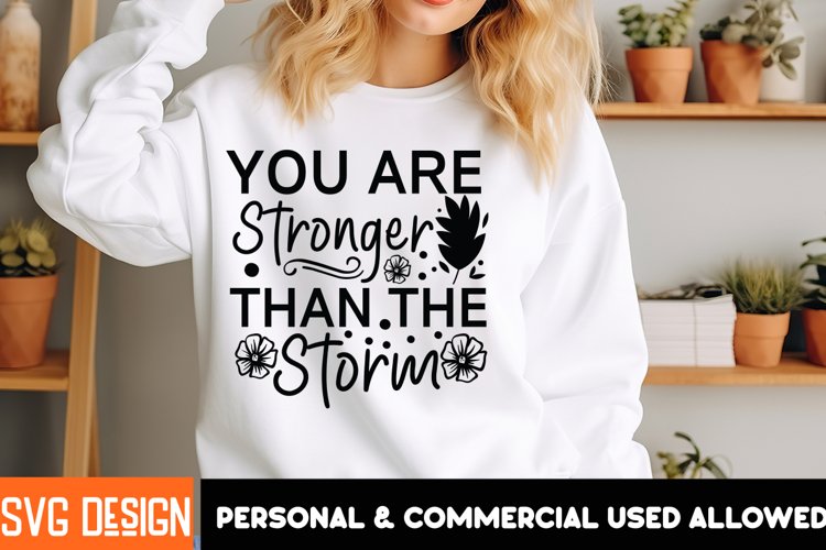 You are stronger than the storm / Motivational / Inspiration