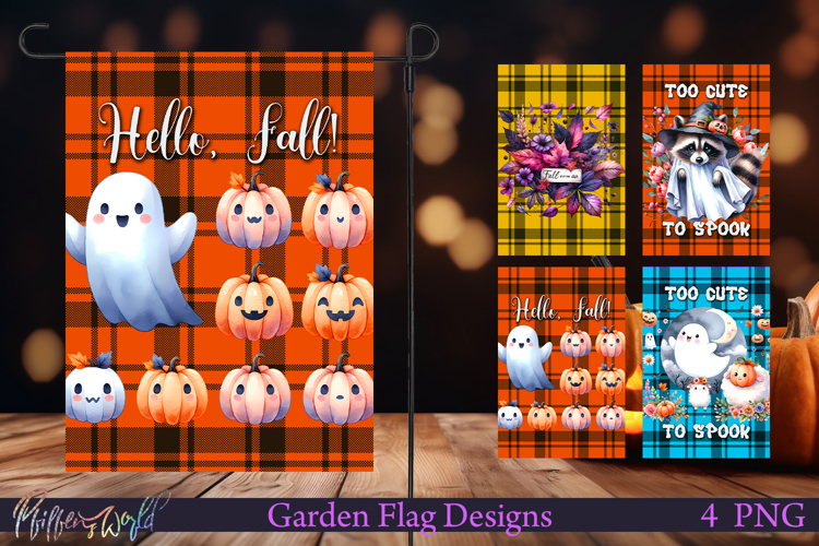 Halloween Garden Flags | Welcome | Fall is in the air