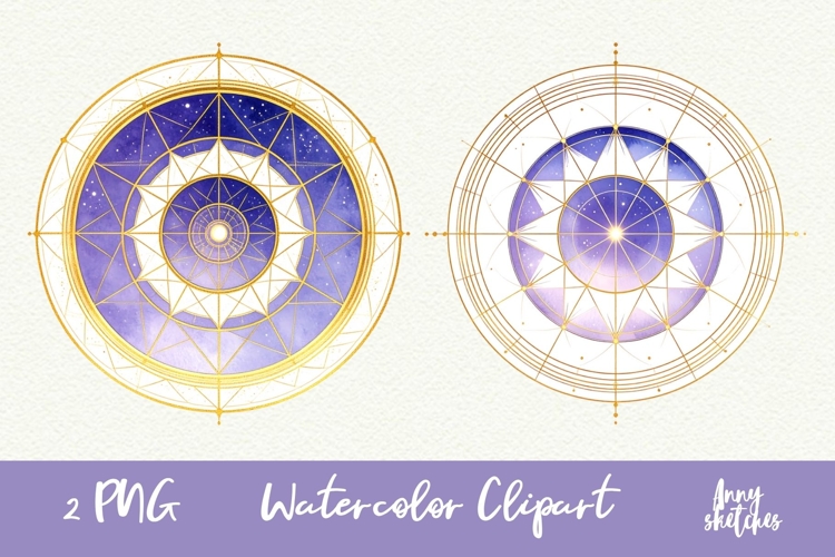 Fibonacci Spiral Sacred Geometry Clipart Celestial PNG