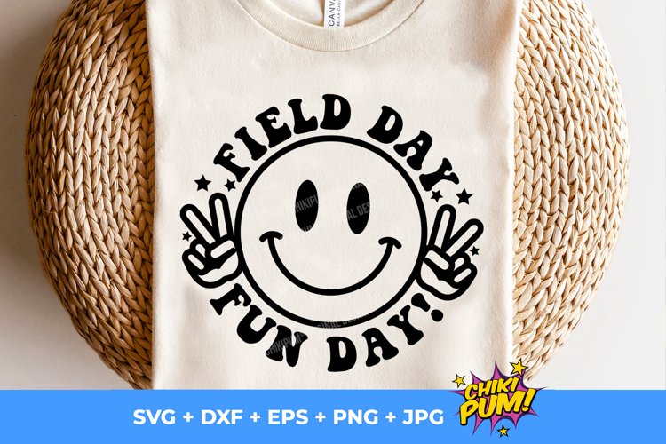 Field Day Fun Day SVG, Field Day Svg, Retro School Game Day