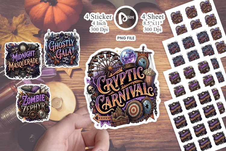 Spellbound Halloween Sticker