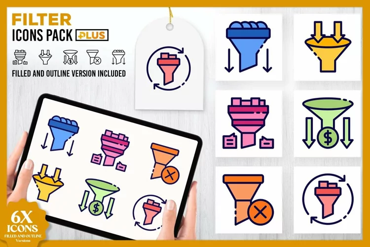 Filter Icon Pack