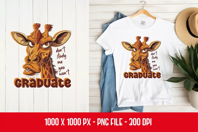 Giraffe Sarcastic t-shirt Design
