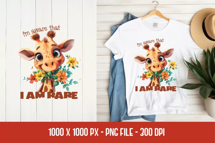 Giraffe Sarcastic t-shirt Design