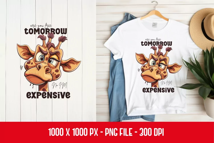 Giraffe Sarcastic t-shirt Design