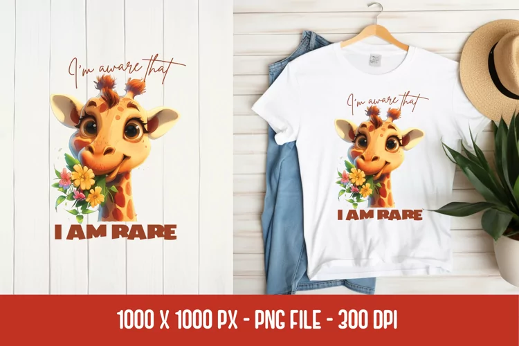 Giraffe Sarcastic t-shirt Design