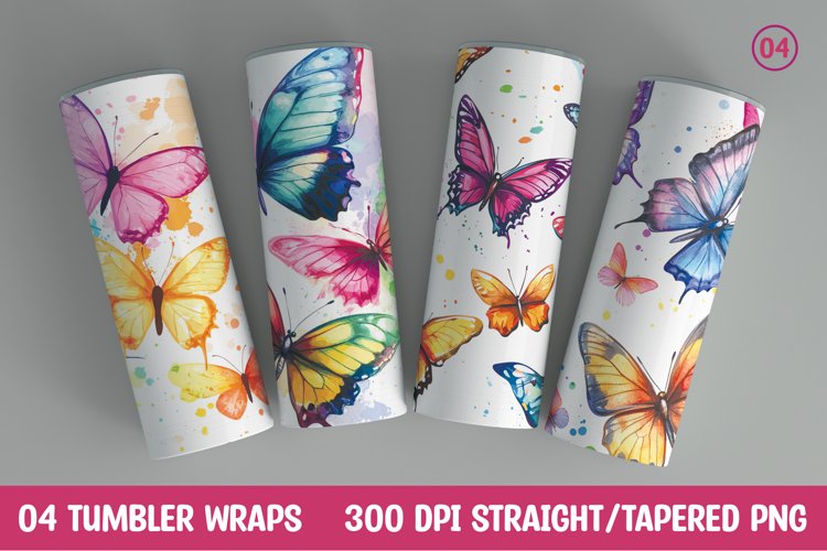 Watercolor Butterfly Clipart Image 16