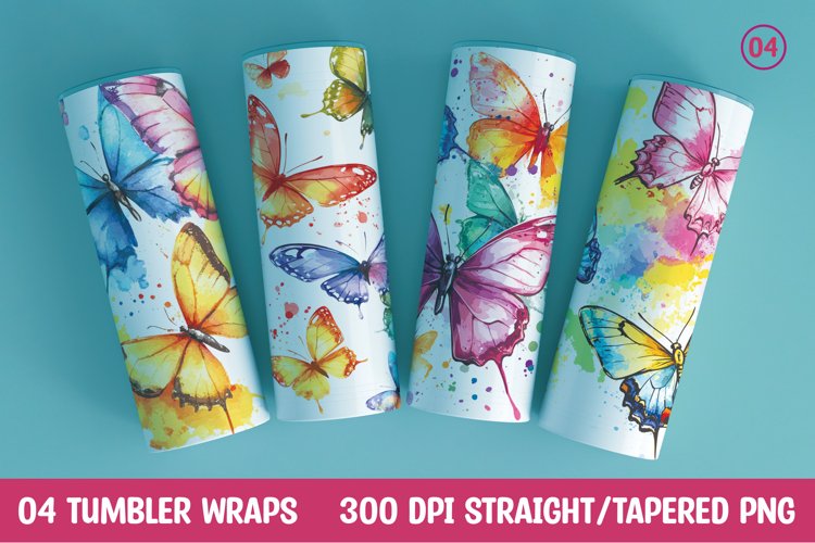 Watercolor Butterfly Clipart Image 23