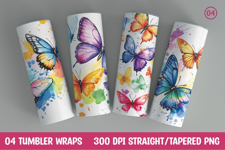 Watercolor Butterfly Clipart Image 17
