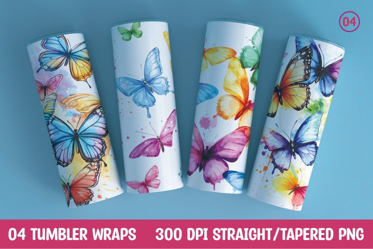 Watercolor Butterfly Clipart Image 2