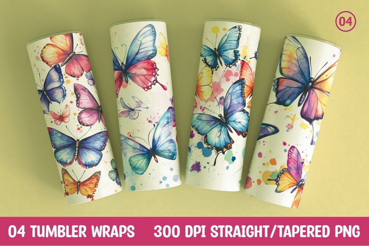 Watercolor Butterfly Clipart