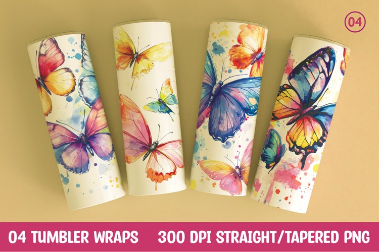 Watercolor Butterfly Clipart Image 21