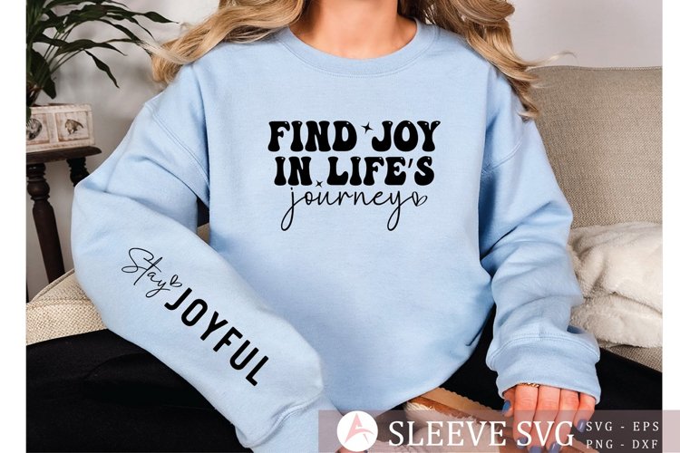 Find Joy in Lifes Journey Sleeve SVG Design