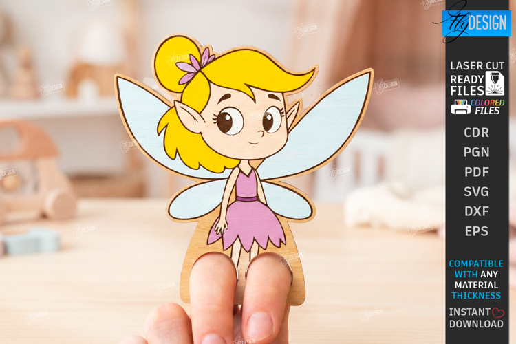 Fantasy Finger Puppet Laser Cut | Children’s Role Play Game