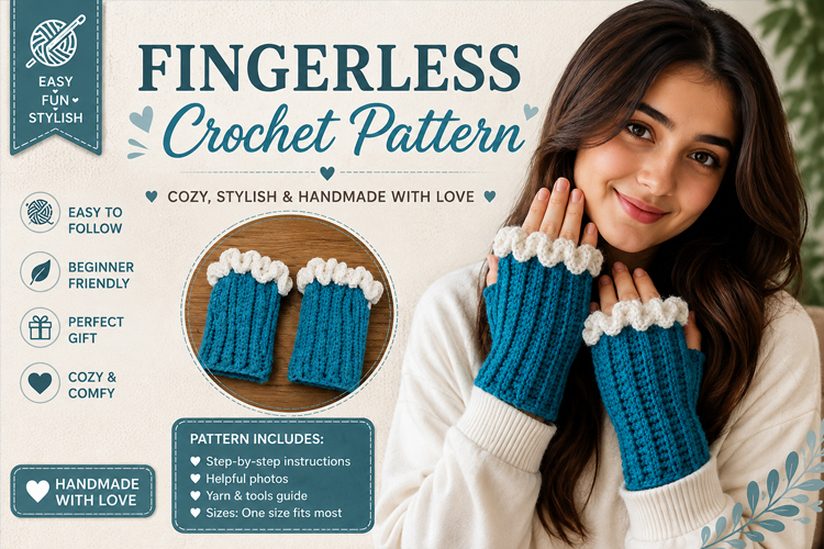 Fingerless Crochet Pattern