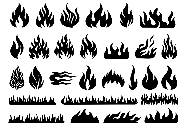 Flame Silhouette Image 3