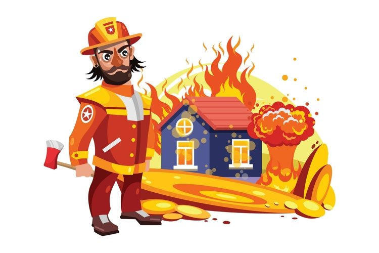 Fire Illustration Image 15