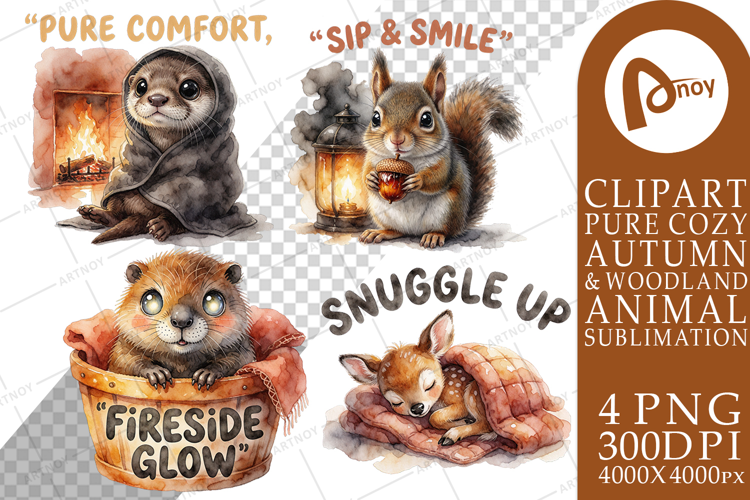 Fireside Woodland Comfort Sublimation