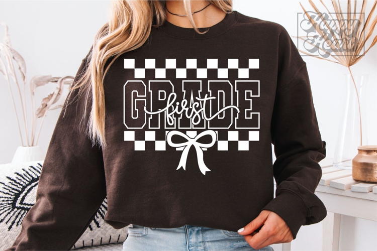 First Grade Teacher SVG PNG - Back To School Hello 1st Grade