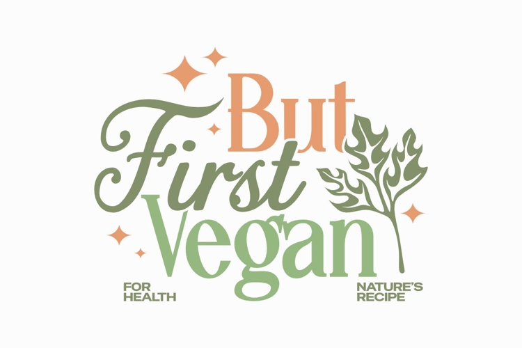 But First Vegan Short Quote T-shirt