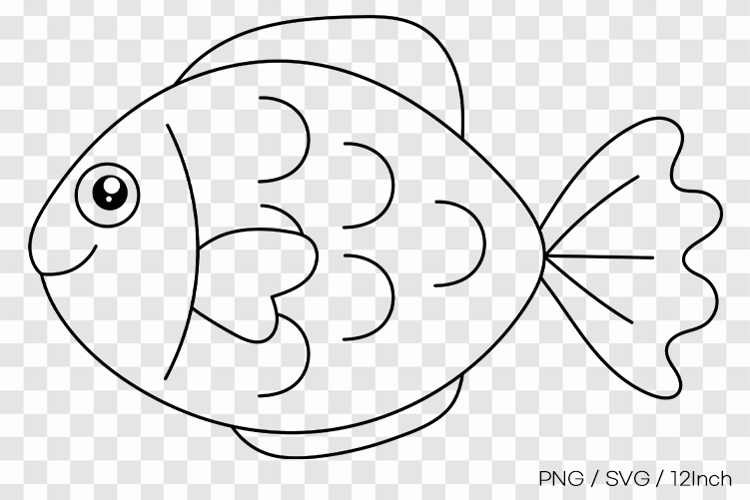 Simple Fish Clipart Image 13