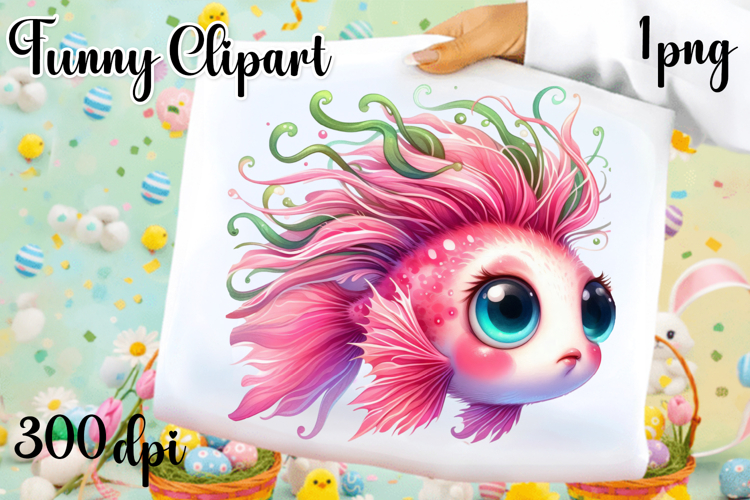 Watercolor baby golden fish clipart. Cute fish illustrations